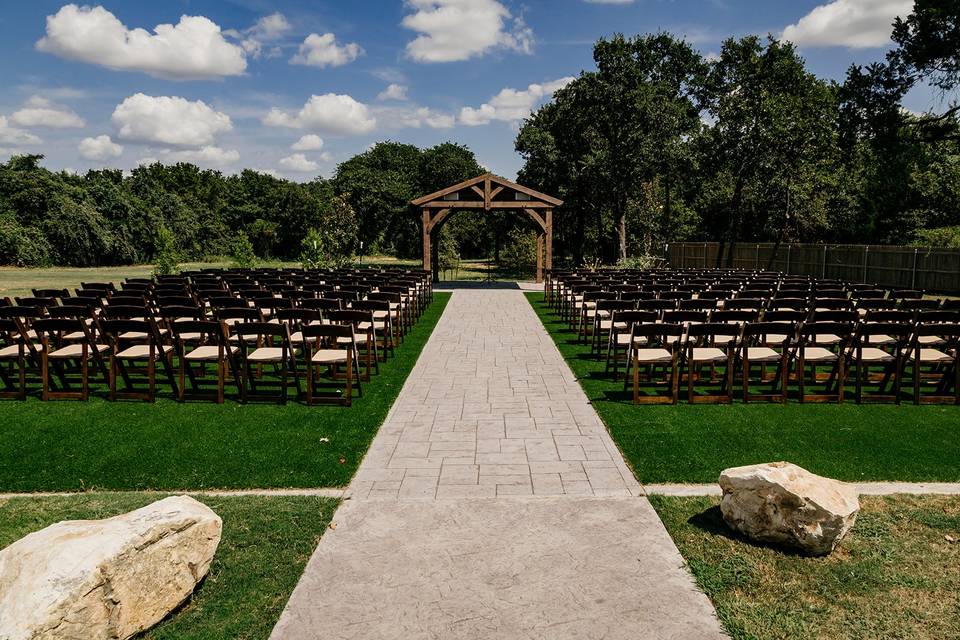 Ceremony area