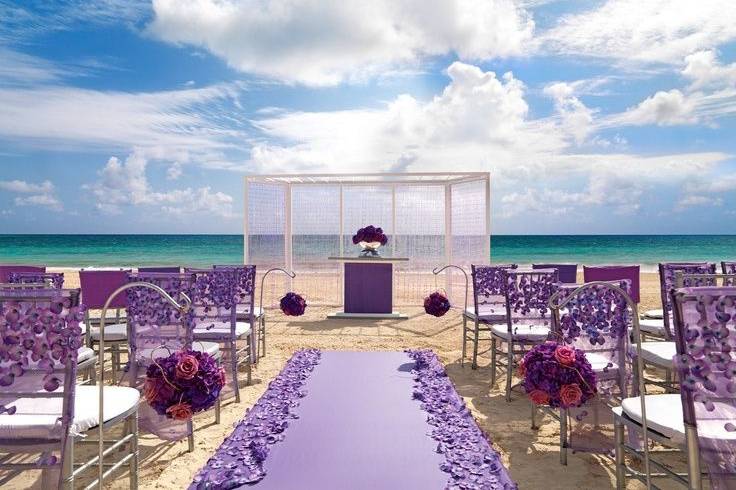 Palace Resort Beach Wedding