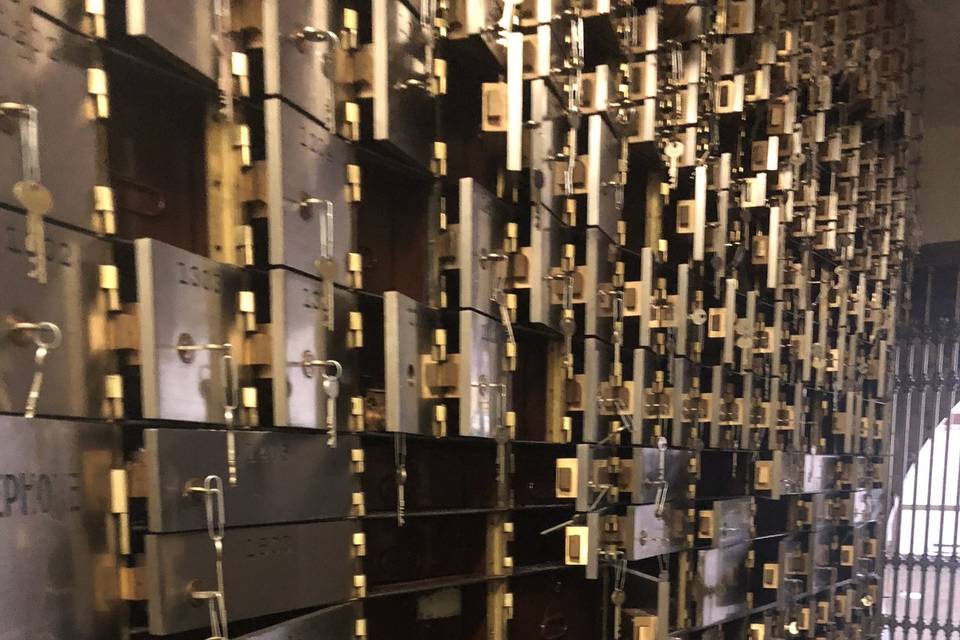 Inside vault