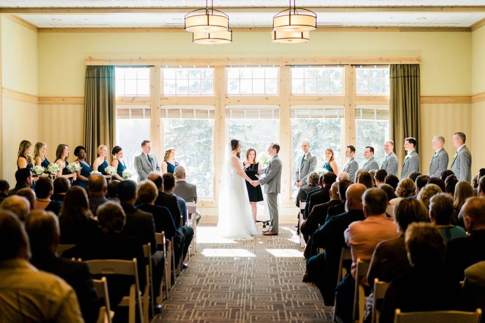 Indoor ceremony