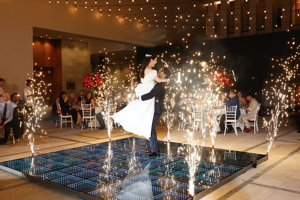 Our Infinity dance floor