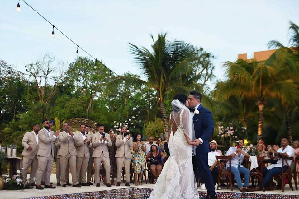 One romantic first dance