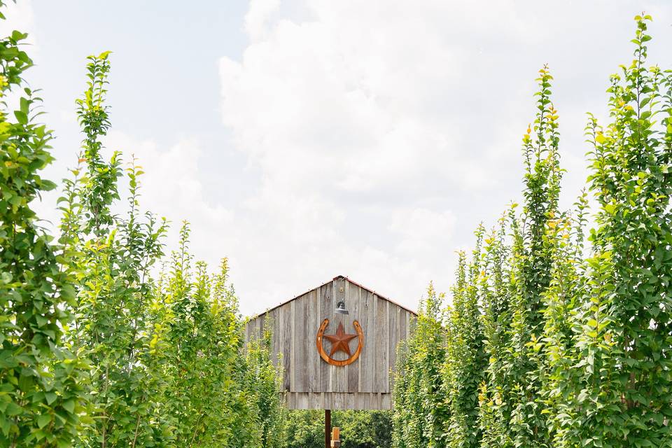 Entrance to Milking Barn