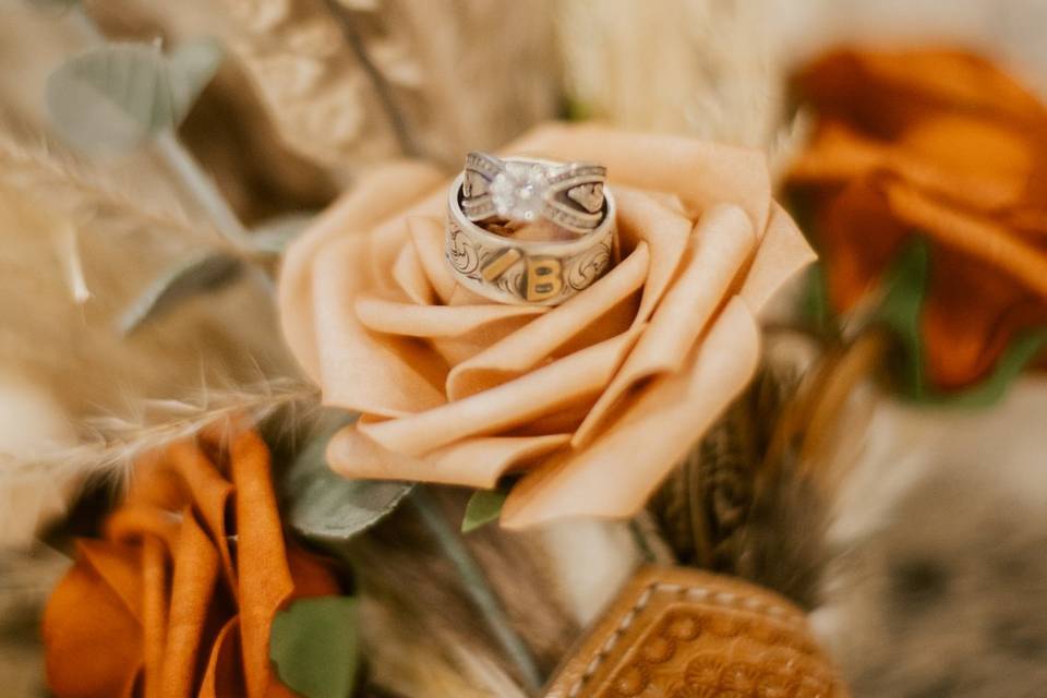 Ring and florals