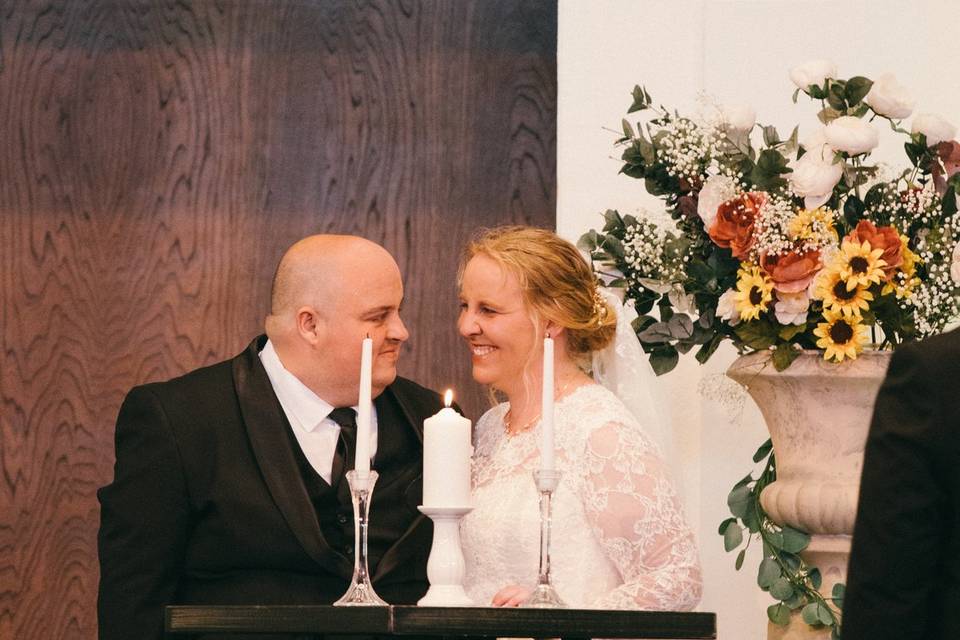 Intimate wedding