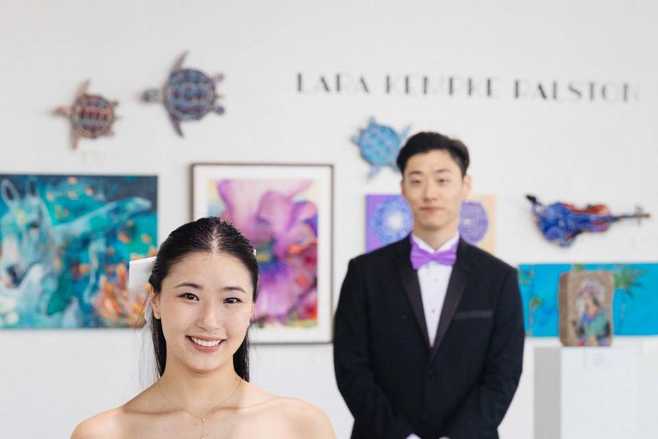 Intimate wedding
