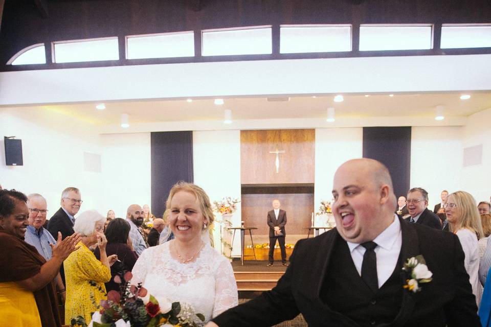 Intimate wedding