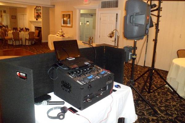 DJ setup