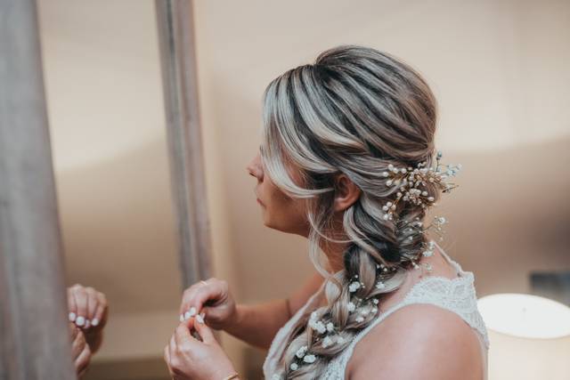 Wedding day hair