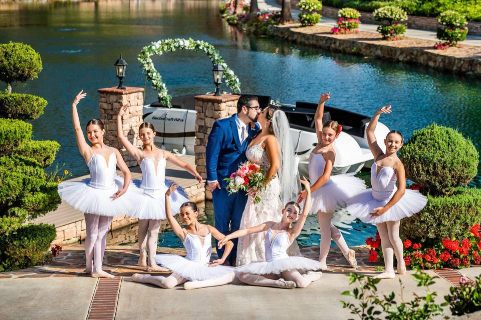 Ballet at a wedding