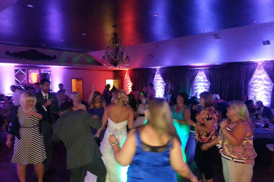 Reception dance floor