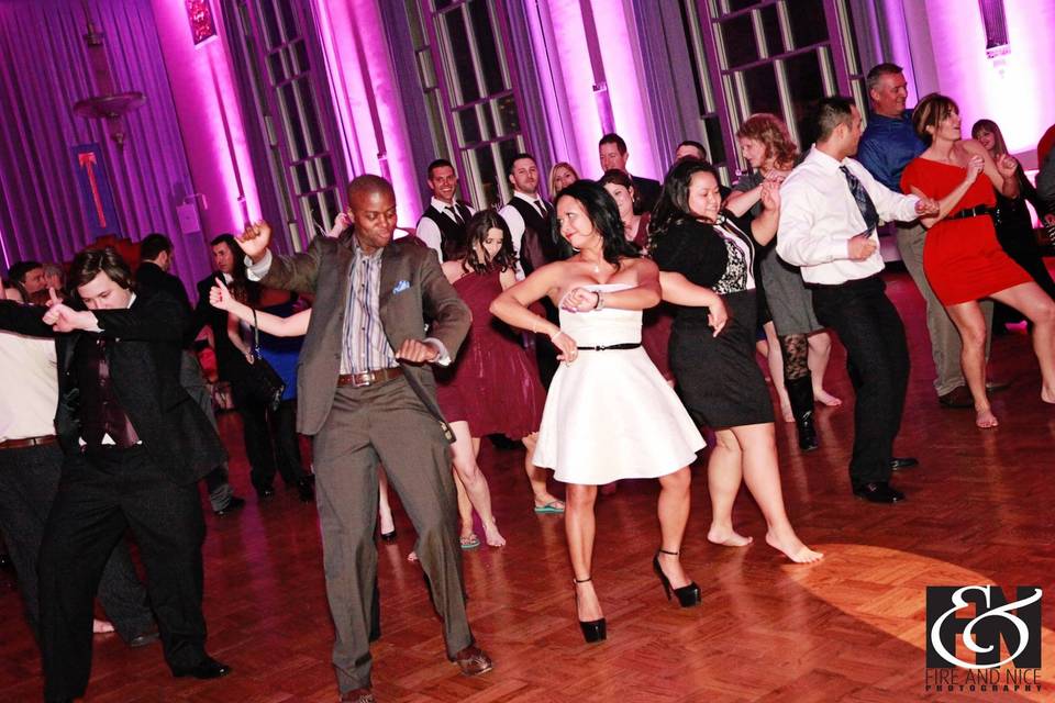 Guests on the dance floor