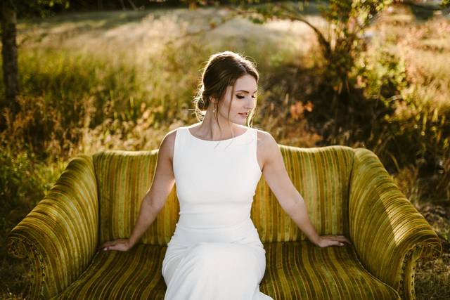 The bride in natural light