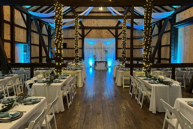 Uplighting main barn