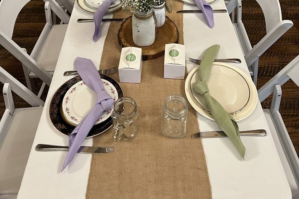 Table setup