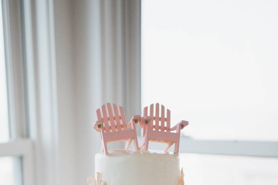 3 tiered hummingbird cake!