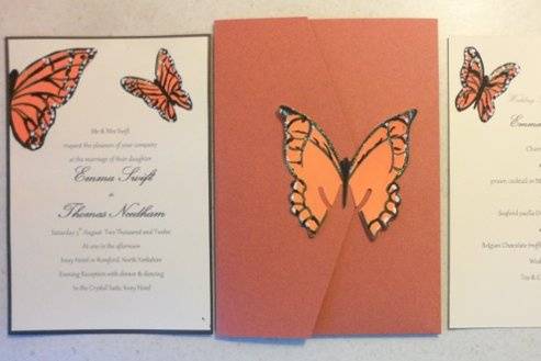 Butterfly Flutterby - Enchanted Collection
beautiful spring butterfly with butterfly place cards - can b recreated in any colour scheme