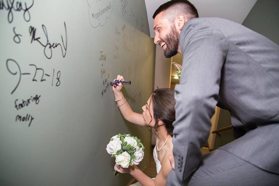 Wedding wall