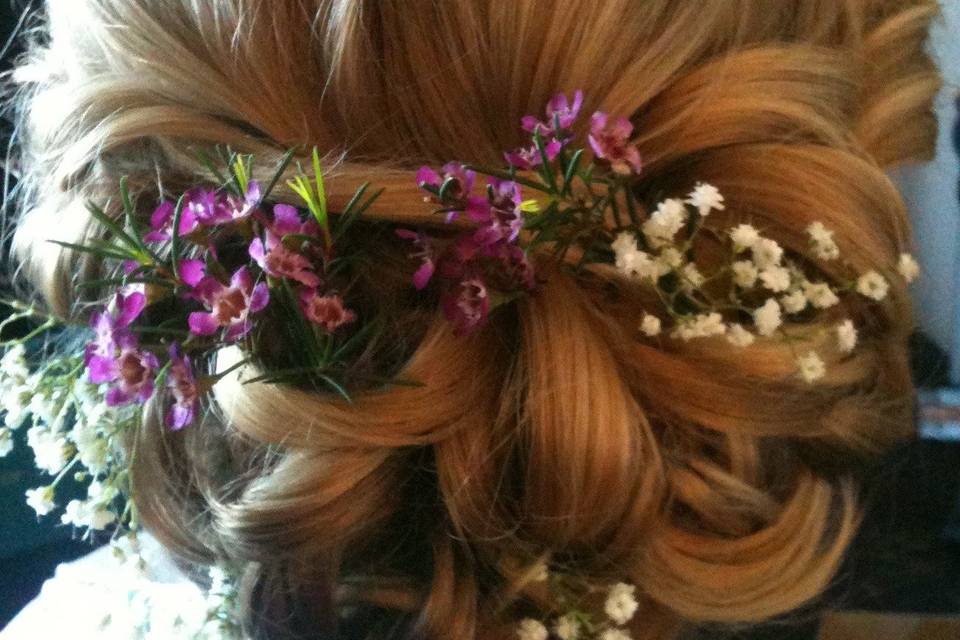 Flowers in hair