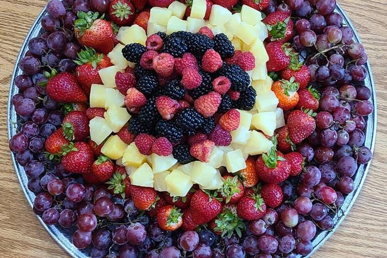 Assorted fruit tray