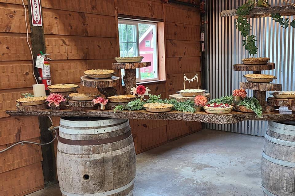 Dessert table