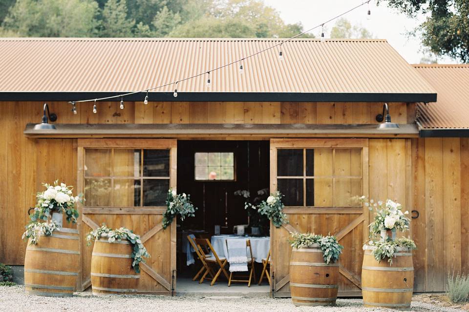 Hay Barn and Tractor Barn