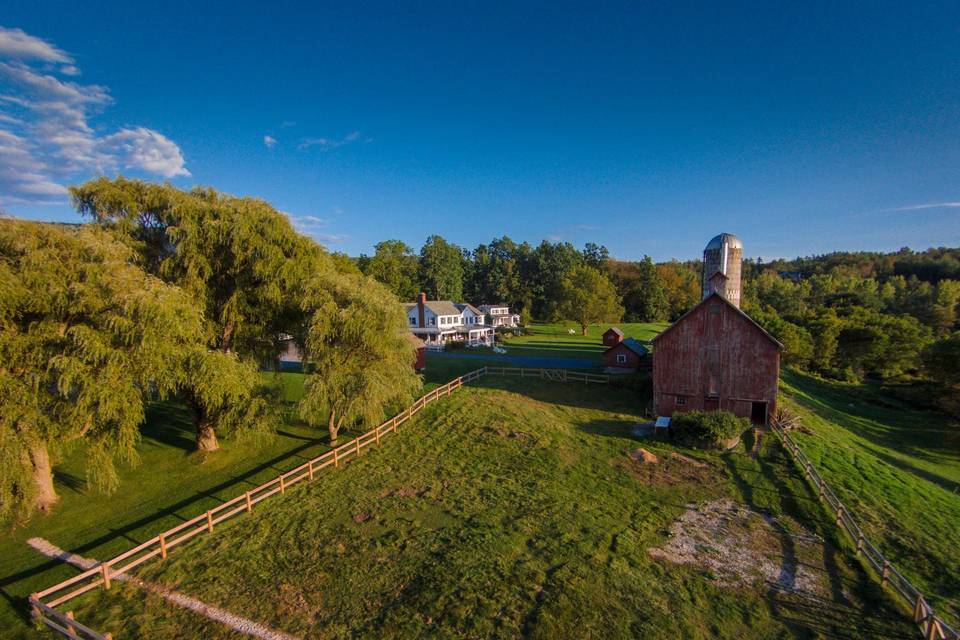 Aerial Alpaca Pen