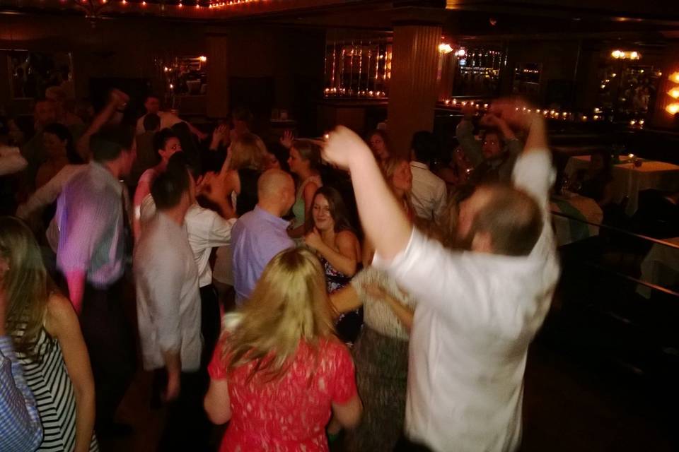 Wedding dance party