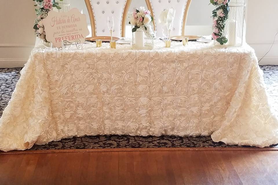 Sweetheart's table