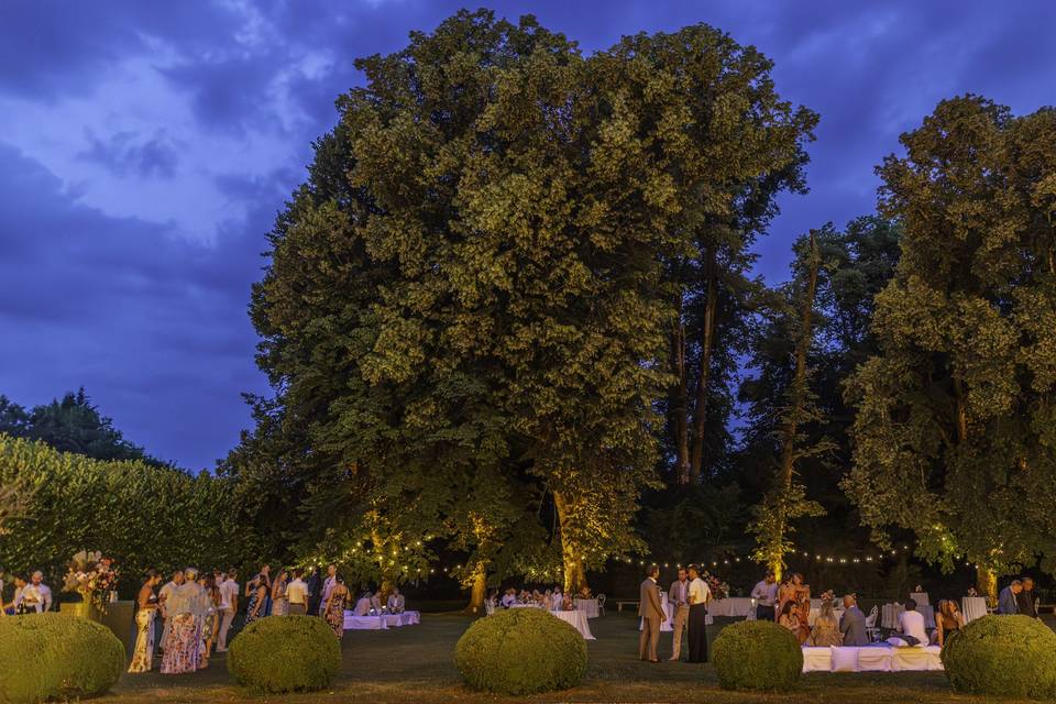 Lights for Welcome Drink Area