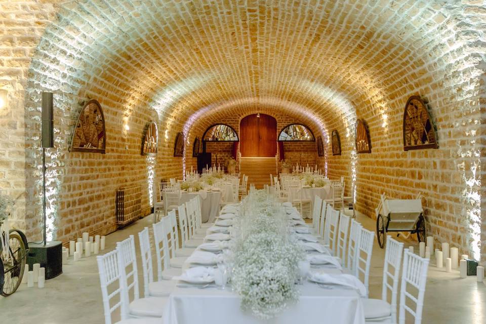 Dinner inside the cave