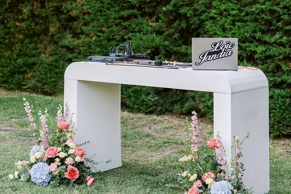 Ceremony setup