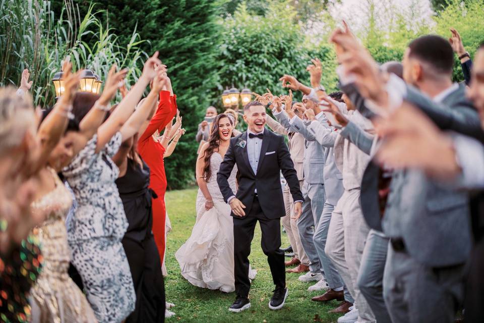 Down the aisle