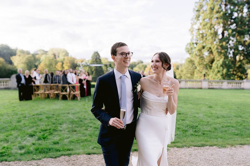Down the aisle