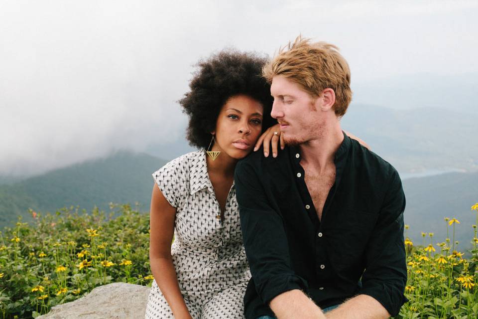 Engagement Session, Blue Ridge Parkway, Asheville, NC