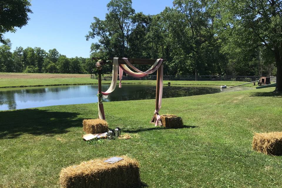 Outdoor wedding