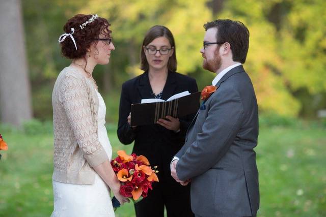 Outdoor Fall wedding
