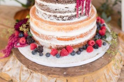 Semi naked cake