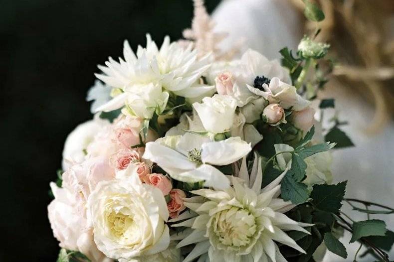 Bridal Bouquet with Dahlias