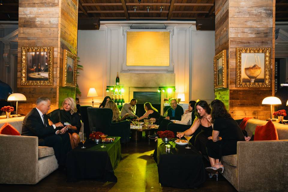 Champagne lounge, Sept 2026