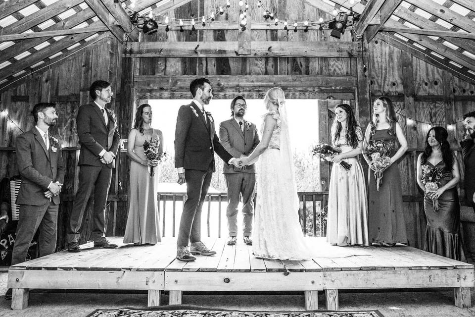 Barn ceremony