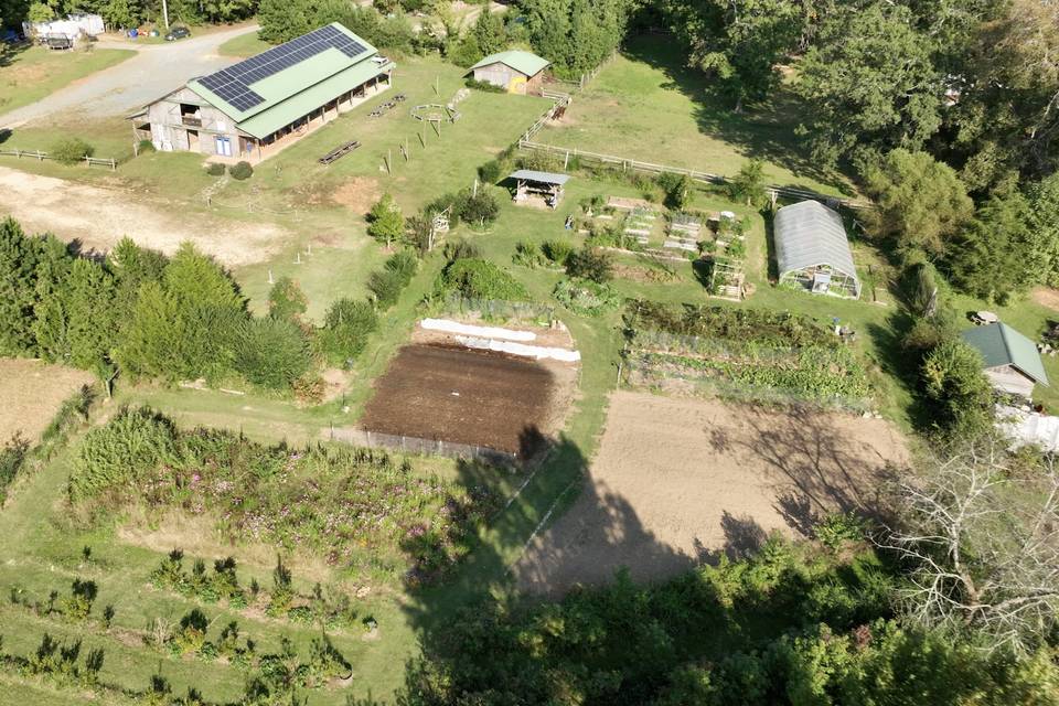 Farm aerial view