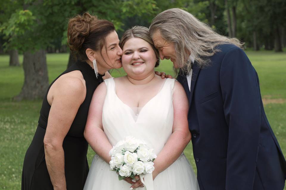 Shawnee and her parents