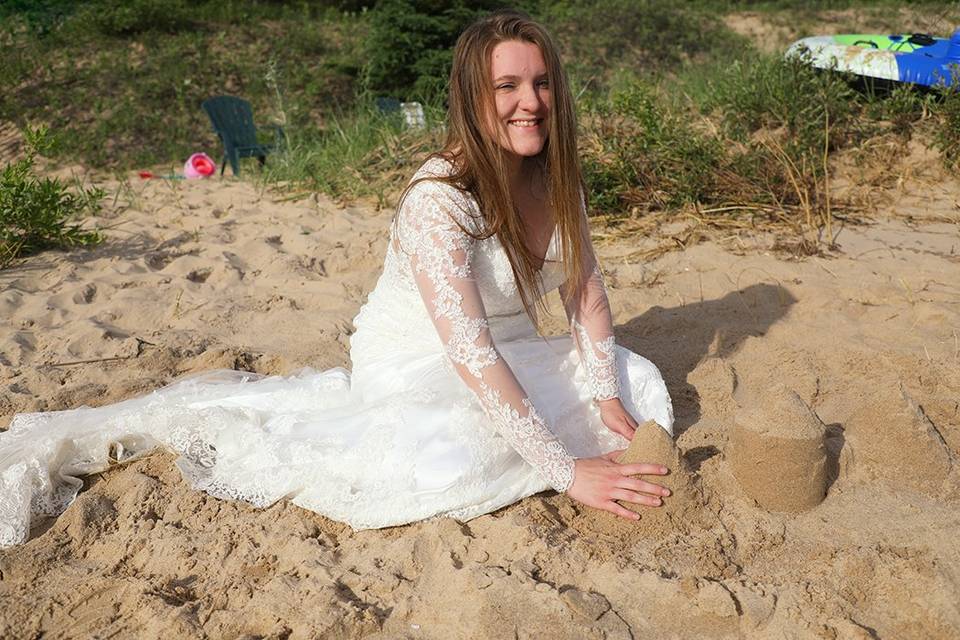 Sand Castle Wreck the Dress