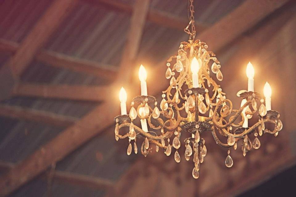 Candlelit chandelier