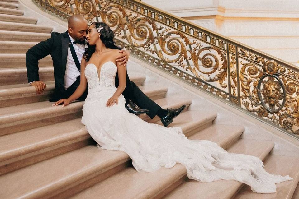 Bride and groom