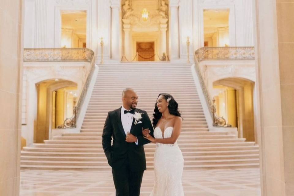 Bride and groom