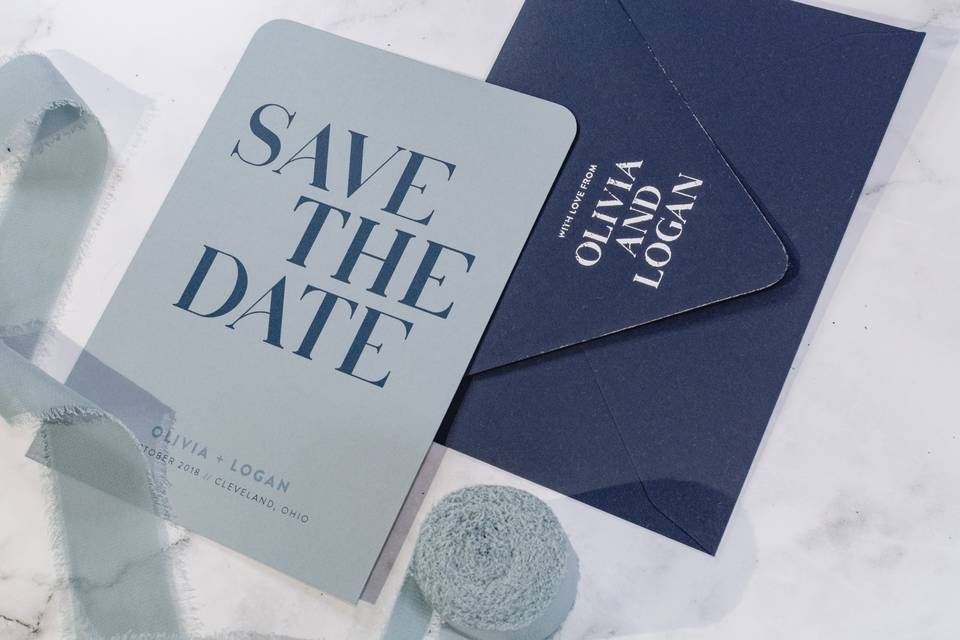 The olivia - save the date