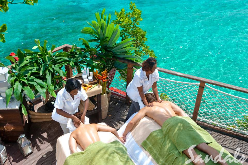 Massages on the beach