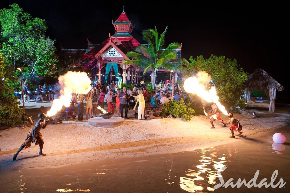 Island Parties at Sandals